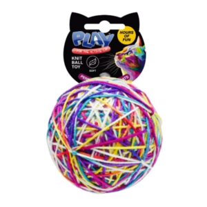 Colorful rubber band ball toy for kids.