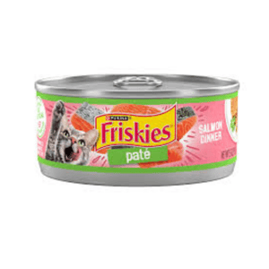 Purina Friskies Pate Salmon Dinner Wet Cat Food 5.5 oz Can