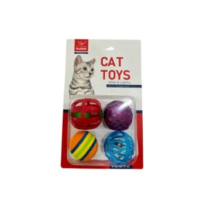 4pc Set Cat Ball Toys
