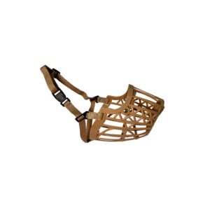 Plastic Dog Muzzle - Beige