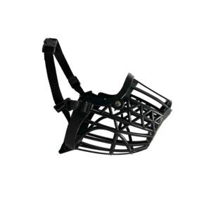 Plastic Dog Muzzle - Black