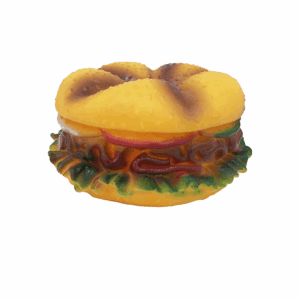 A delicious sandwich with lettuce, tomato, and meat in a round bun.