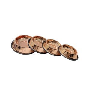 Dog Bowl Stainless Steel Rose Gold