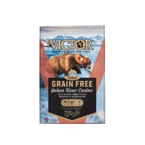Bag of Victor Grain Free dog treats with real beef and venison.