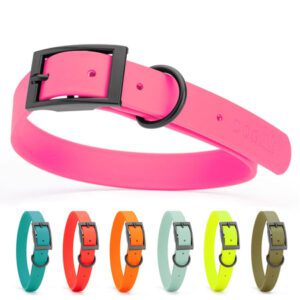 Colorful silicone wristbands in various bright colors with buckle closures.