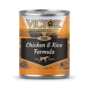 VICTOR Chicken & Rice Formula Pâté wet dog food 13.2oz