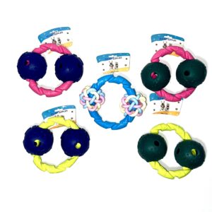 Rubber Ring Dog Toy