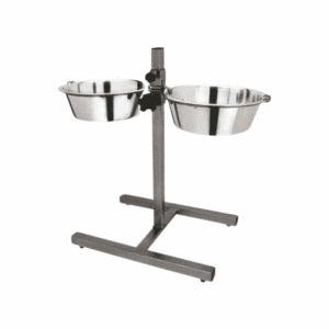 Elevated Stainless Steel Double Feeder