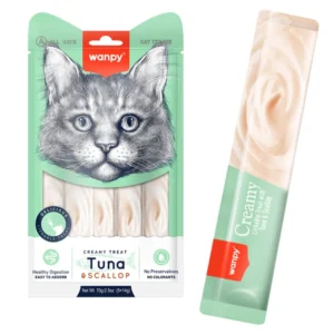 Wanpy Creamy Cat Treat Tuna & Scallop (5-pack)