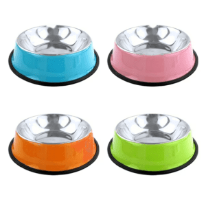 Coloured Stainless-Steel Cat Bowl