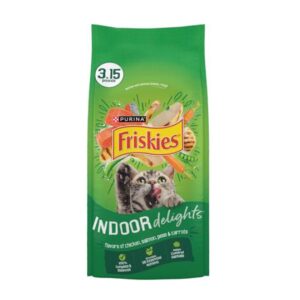 Purina Friskies Indoor Delights dry cat food 3.15lb bag