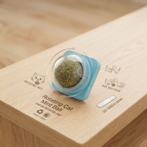 360 Rotating Cat Mint Ball Toy