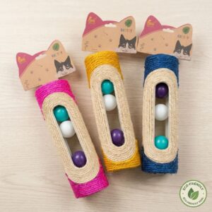 Sisal Cat Scratching Toy with Balls