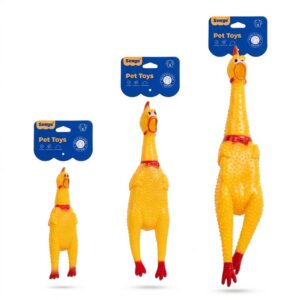 Screaming Rubber Chicken Pet Toy